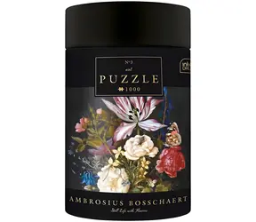 INTERDRUK Puzzle Art 3: Tichý život s květinami / 1000 dílků / 48 x 67 cm
