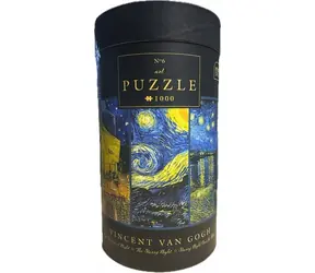 INTERDRUK Puzzle Art 6: Noční koláž / 1000 dílků / 67 x 48 cm