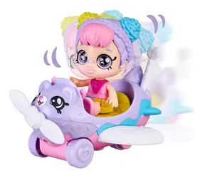 TM TOYS Panenka Kindi Kids Minis Rainbow Kate / s letadlem / od 3 let
