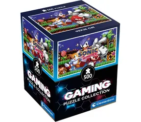 CLEMENTONI Puzzle Gaming Collection: Sonic / 500 dílků / od 14 let