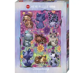 HEYE Puzzle Dreaming: Koťata / 1000 dílků / 50 x 70 cm