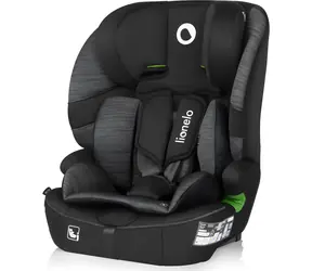 LIONELO Autosedačka Billy i-Size 76-150cm Black Grey / ECE R129 i-Size / ISOFIX / Top Tether / redukční vložka