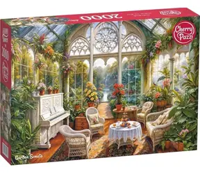 CHERRY PAZZI Puzzle Zahradní symfonie / 2000 dílků / 100 x 70 cm