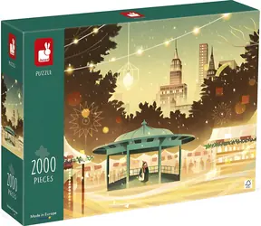JANOD Puzzle New York Bustle / 2000 dílků / 68,2 x 96,2 cm