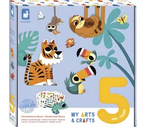 JANOD My Arts & Crafts Nalepování zvířátek / Kreativní sada / samolepky / od 5 let