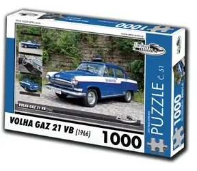 RETRO-AUTA Puzzle č. 51 Volha Gaz 21 VB (1966) / 1000 dílků