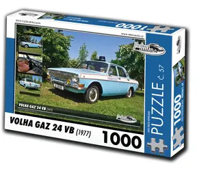RETRO-AUTA Puzzle č. 57 Volha Gaz 24 VB (1977) / 1000 dílků