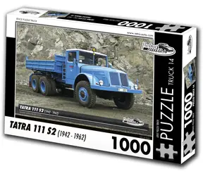 RETRO-AUTA Puzzle TRUCK č.14 Tatra 111 S2 / 1000 dílků / 66 × 47 cm