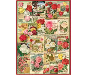 EUROGRAPHICS Puzzle Katalog semínek: Růže / 1000 dílků / 48 x 68 cm