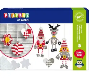 PLAYBOX Zažehlovací korálky 3D Vánoční ozdoby / 4000 ks / od 5 let