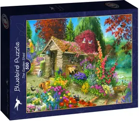 BLUEBIRD Puzzle Zahradní kůlna / 500 dílků / 47,8 x 34,2 cm