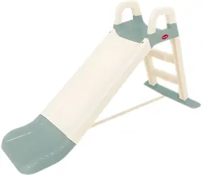 DOLONI Skluzavka 140cm bílo-zelená / Výška 85 cm / Šířka skluzné plochy 38 cm
