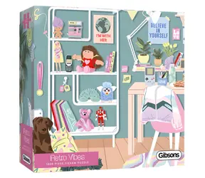 GIBSONS Puzzle Retro vibrace / 1000 dílků / 68 x 49 cm