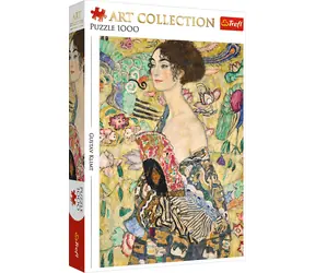 TREFL Puzzle Art Collection: Dáma s vějířem / 1000 dílků / 48 x 68,3 cm