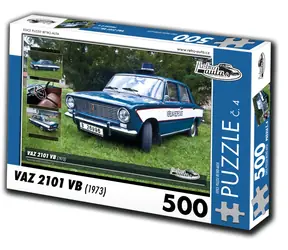 RETRO-AUTA Puzzle č. 4 VAZ 2101 VB (1973) / 500 dílků / 48 x 36 cm
