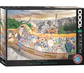 EUROGRAPHICS Puzzle Barcelona - park Güell / 1000 dílků / 68 x 48 cm