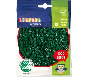 PLAYBOX Zažehlovací korálky tmavě zelené / 1000 ks
