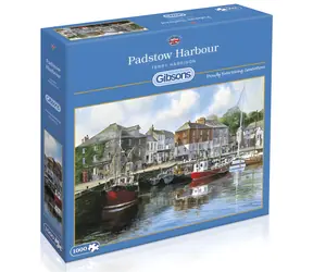 GIBSONS Puzzle Přístav Padstow / 1000 dílků / 68 x 49 cm