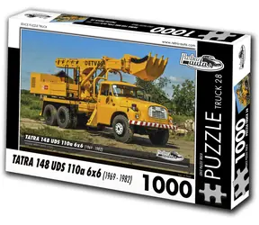 RETRO-AUTA Puzzle TRUCK č.28 Tatra 148 UDS 110a 6x6 (1969-1982) / 1000 dílků / 66 × 47 cm