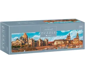 INTERDRUK Panoramatické puzzle Drážďany / 1000 dílků / 96 × 32 cm