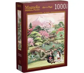 MAGNOLIA Puzzle Čajová zahrada / 1000 dílků / 48 x 68 cm