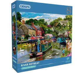 GIBSONS Puzzle Odpočinek u řeky / 1000 dílků