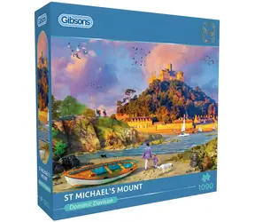 GIBSONS Puzzle Hora svatého Michaela / 1000 dílků / 68 x 49 cm