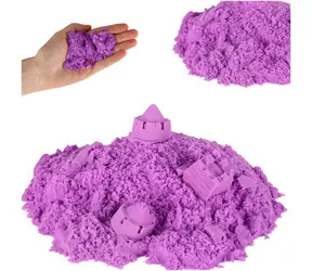 KIK Fialový kinetický písek 1kg / od 3 let