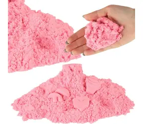 KIK Růžový kinetický písek 1kg / od 3 let