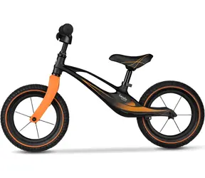 LIONELO Bart Air Sporty černá / Odrážedlo / rám z hořčíkové slitiny / nafukovací kola / 2-6 let / do 30 kg