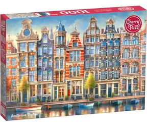 CHERRY PAZZI Puzzle Rytmus Amsterdamu / 1000 dílků / 70 × 50 cm