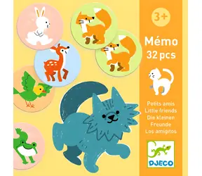 DJECO Pexeso Malí kamarádi / 32 kartiček