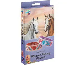 MOXY Diamantové malování Náramky Horse Collection / Sada na tvoření / 2 ks / od 6 let