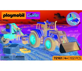 PLAYMOBIL Country 72161 Velký traktor s bramborovým kombajnem / Stavebnice