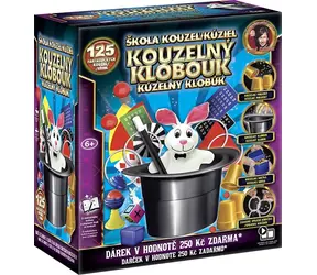 SPARKYS Kouzelnická sada Škola kouzel: Kouzelný klobouk / 125 kouzelnických triků