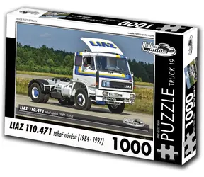 RETRO-AUTA Puzzle TRUCK Liaz 110.471 tahač návěsů (č.19) / 1000 dílků / 66 × 47 cm