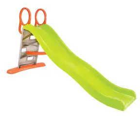 MOCHTOYS Skluzavka 198 cm / s lezeckou stěnou / napojení na hadici / 198 × 198 × 110 cm / od 3 let