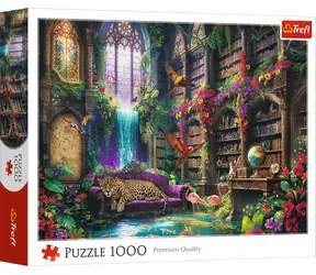 TREFL Puzzle Kouzelná knihovna / 1000 dílků / 68,3 x 48 cm