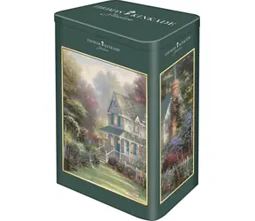 SCHMIDT Puzzle Viktoriánská zahrada II v plechové krabičce / 500 dílků / 48,1 × 34,1 cm
