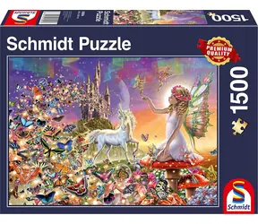 SCHMIDT Puzzle Kouzelná pohádková země / 1500 dílků / 83,6 x 58,8 cm