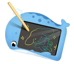 2KIDS TOYS Dětský LCD kreslicí tablet Velryba / od 3 let / modrá, černá / na baterie