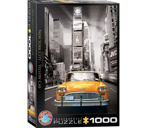 EUROGRAPHICS Puzzle Žlutý taxík v New Yorku / 1000 dílků / 48,9 x 67,6 cm