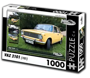 RETRO-AUTA Puzzle č. 6 VAZ 2101 (1981) / 1000 dílků / 66 × 47 cm