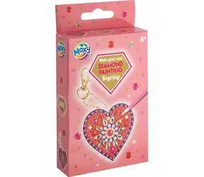 MOXY Diamantové malování Přívěsek Srdce - mandala / od 6 let