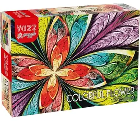 YAZZ Puzzle Barevná květina / 1000 dílků