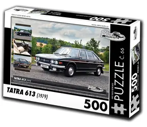 RETRO-AUTA Puzzle č. 66 Tatra 613 (1979) / 500 dílků / 48 × 36 cm