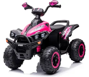 CHIPOLINO Elektrické vozítko Čtyřkolka ATV Speed Pink / 2× 35 W motor / 2,2-4,3 km/h / Li-ion baterie 10,8 V/5 Ah