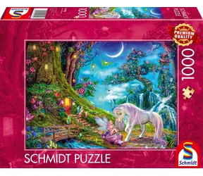 SCHMIDT Puzzle Jednorožec a víla / 1000 dílků / od 12 let
