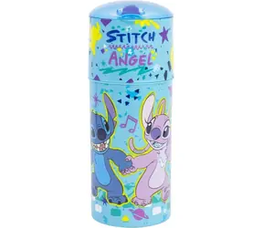 STOR Láhev na pití Stitch 350 ml / Plast Ecozen bez BPA / Protikapkový uzávěr