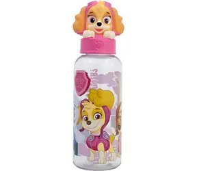 STOR Láhev na pití Tlapková patrola 560 ml růžová / Dětská láhev na pití / Ecozen / Bez BPA